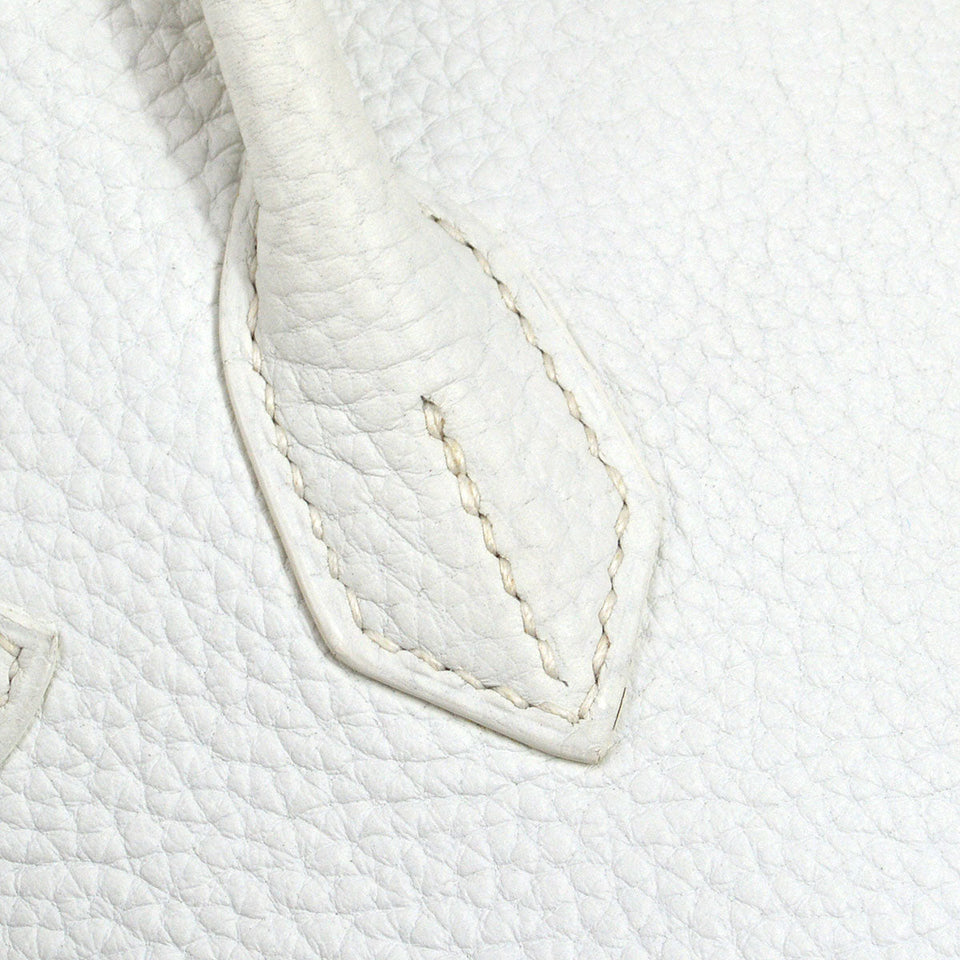 Hermes * BIRKIN 30 White Taurillon Clemence