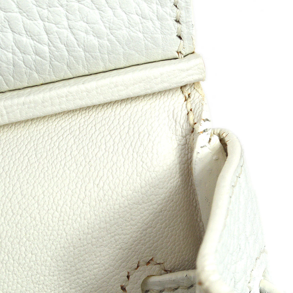 Hermes * BIRKIN 30 White Taurillon Clemence