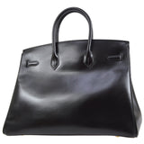 Hermes 2003 BIRKIN 35 Black Box calf