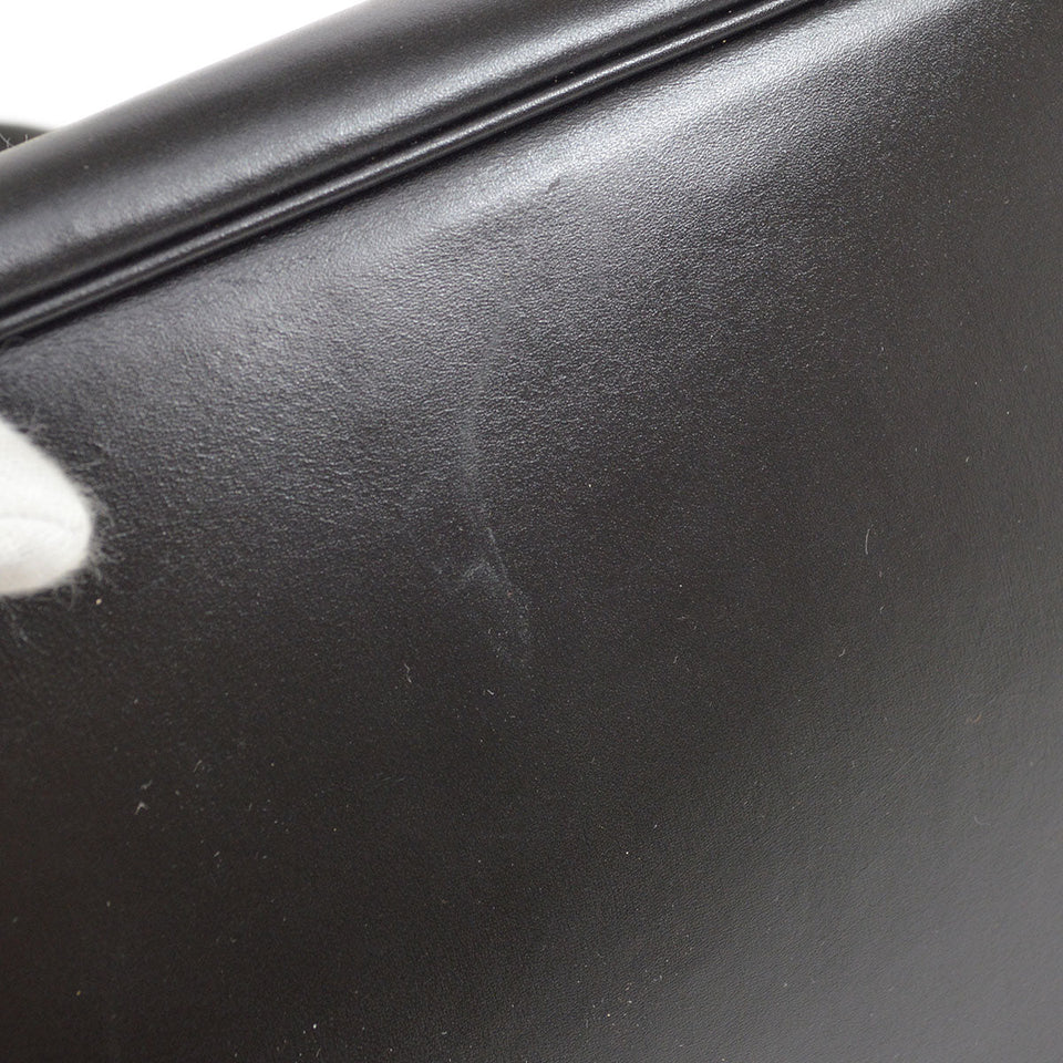 Hermes 2003 BIRKIN 35 Black Box calf