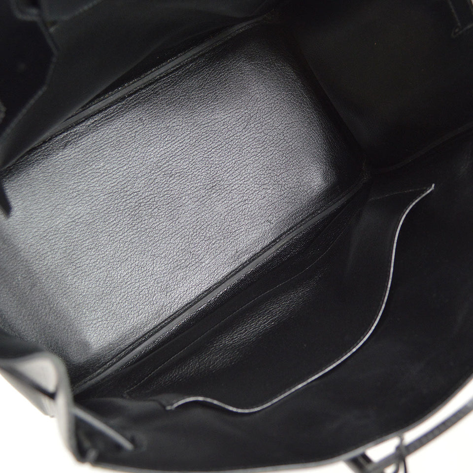 Hermes 2003 BIRKIN 35 Black Box calf