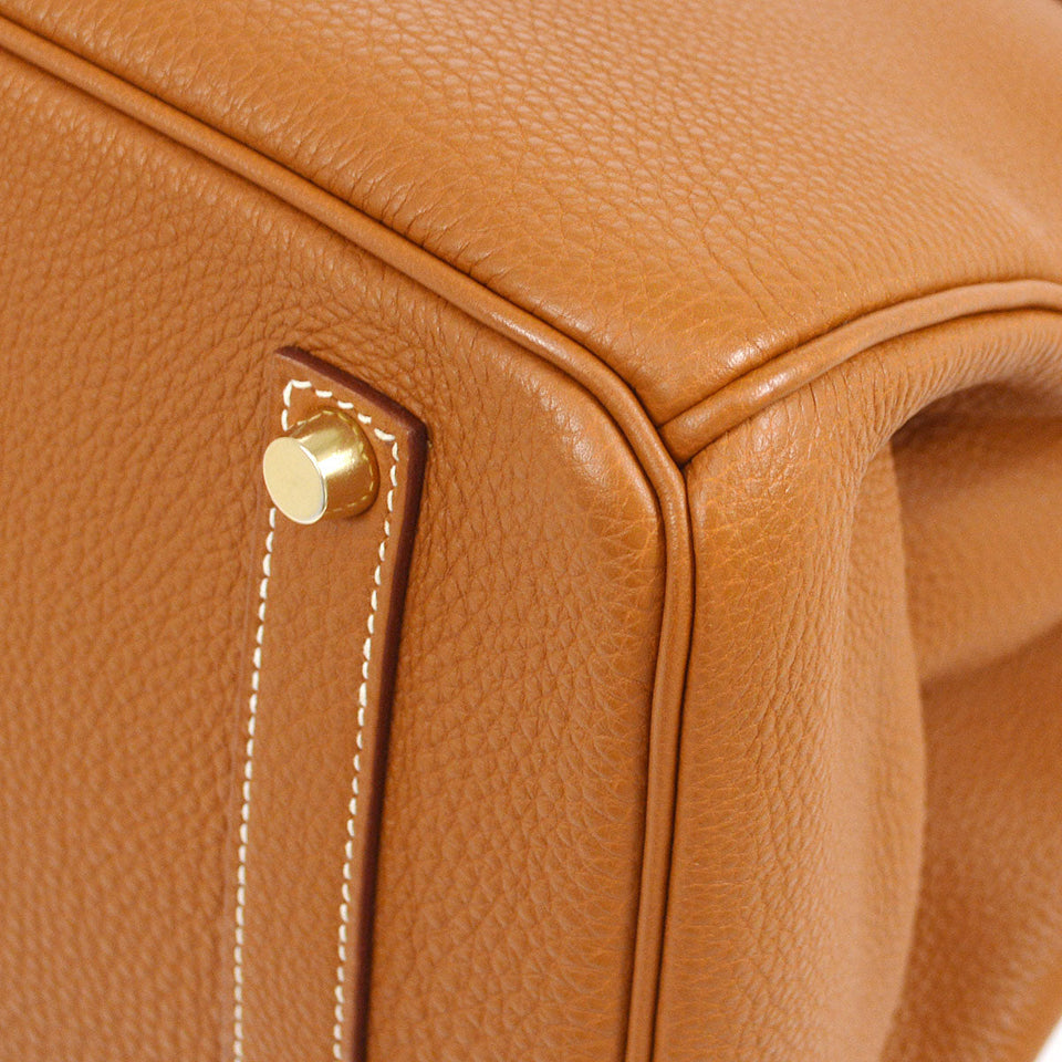 Hermes 2002 Birkin 35 Gold Togo