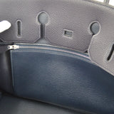 Hermes 2003 BIRKIN 35 Blue Indigo Vibrato Togo