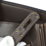 Hermes 2003 BIRKIN 35 Vibrato Calf Purple Orange Ebene