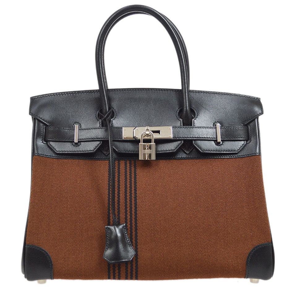 Hermes 2006 BIRKIN 30 Toile Potamos