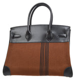 Hermes 2006 BIRKIN 30 Toile Potamos