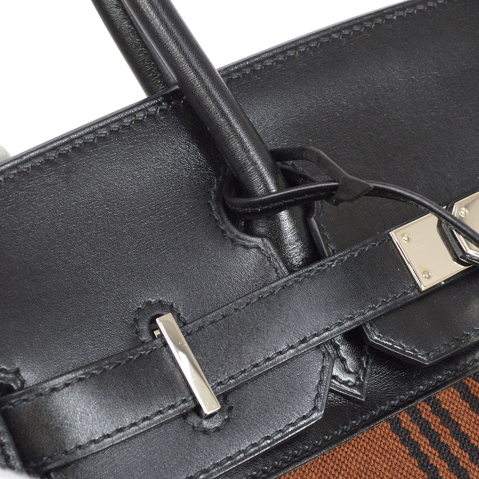 Hermes 2006 BIRKIN 30 Toile Potamos