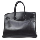 Hermes 2003 BIRKIN 35 Black Box calf