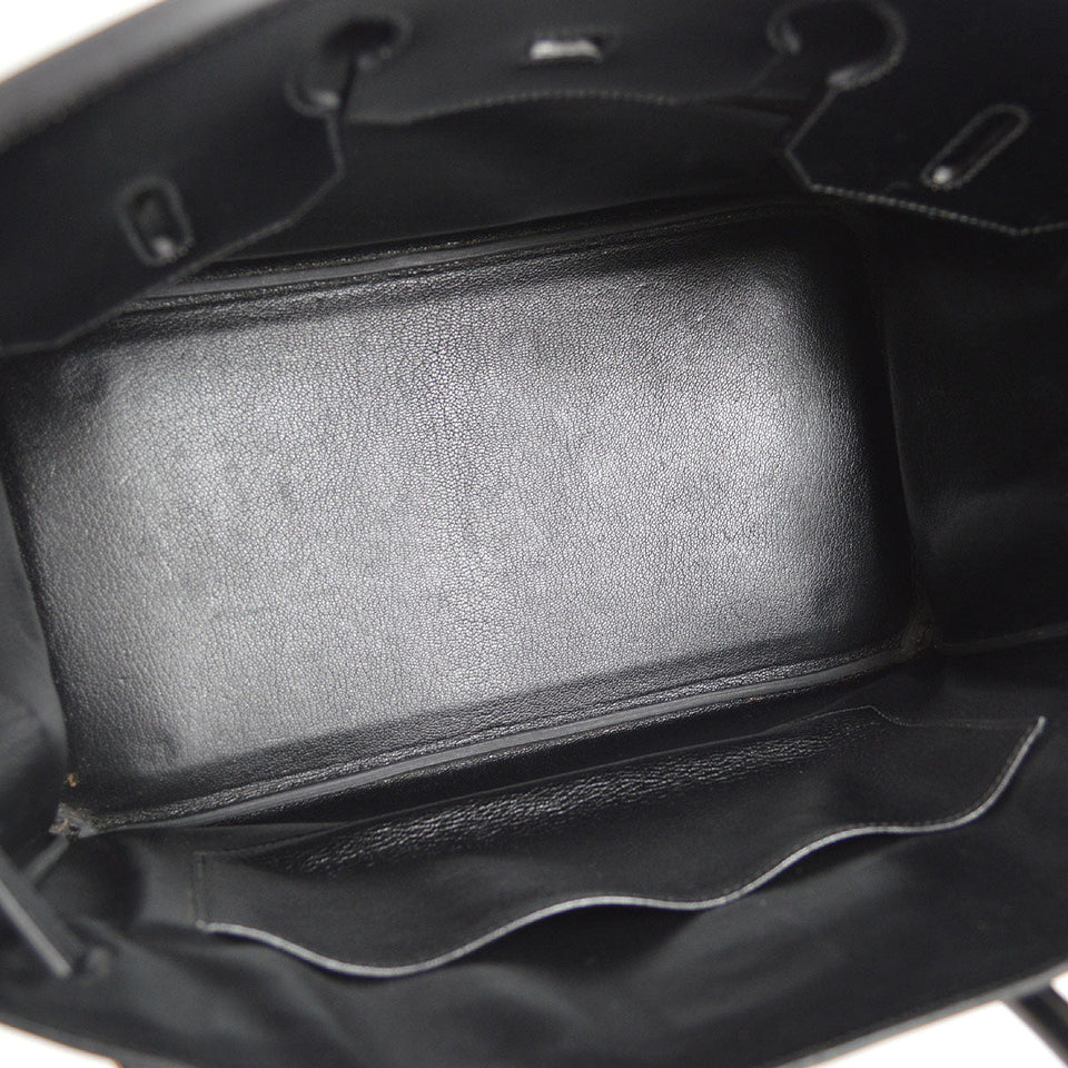 Hermes 2003 BIRKIN 35 Black Box calf