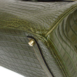 Hermes * 2008 BIRKIN 35 Porosus Crocodile Canopee