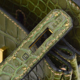 Hermes * 2008 BIRKIN 35 Porosus Crocodile Canopee