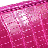 Hermes * 2012 BIRKIN 35 Porosus Lisse Rose scheherazade