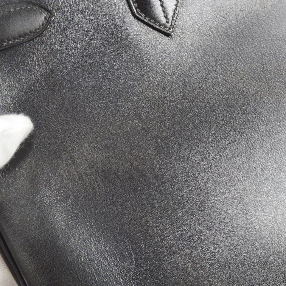 Hermes 2002 BIRKIN 35 Black Box Calf
