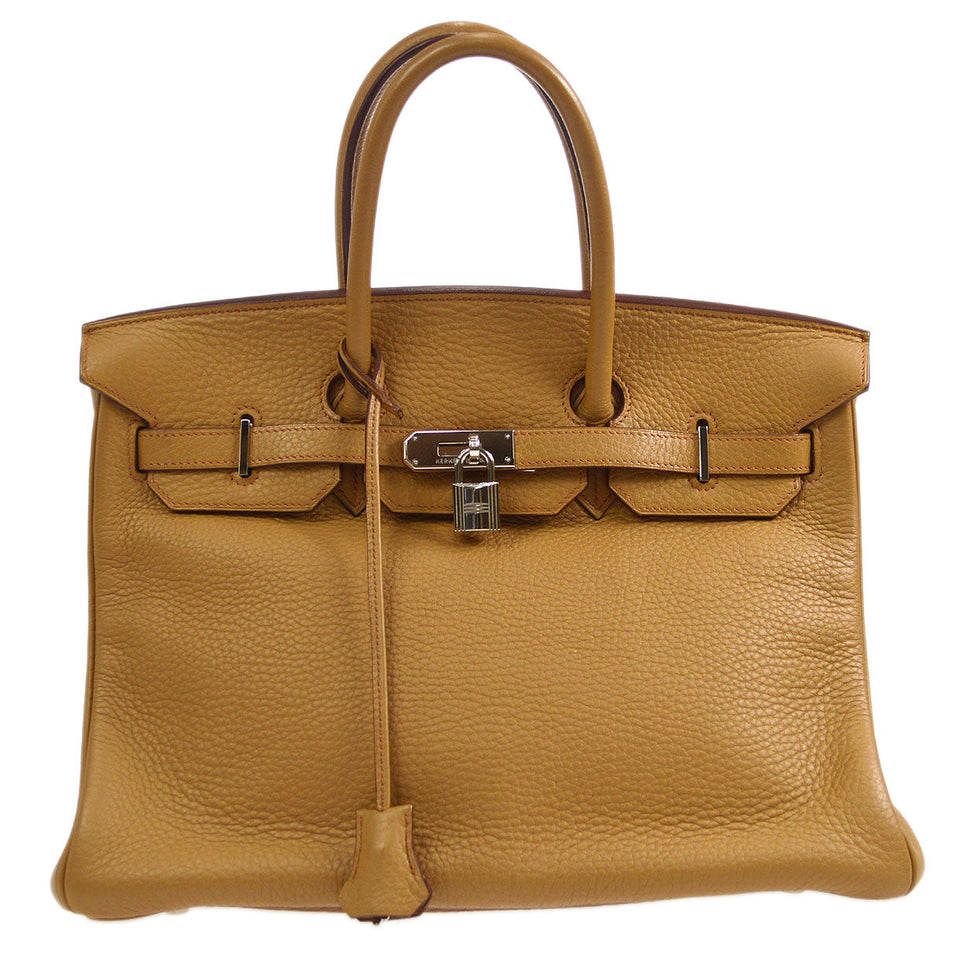 Hermes 2003 BIRKIN 35 Tabac camel Clemence