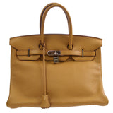 Hermes 2003 BIRKIN 35 Tabac camel Clemence