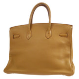 Hermes 2003 BIRKIN 35 Tabac camel Clemence