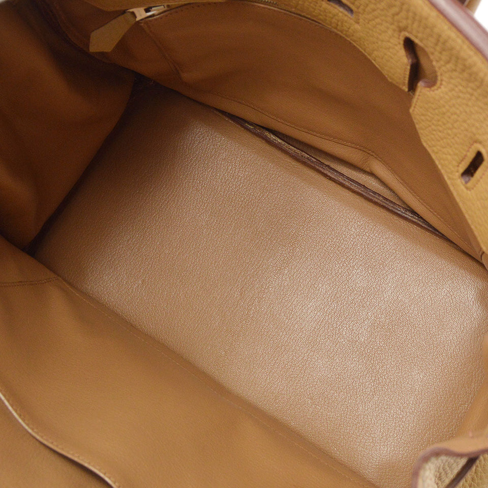 Hermes 2003 BIRKIN 35 Tabac camel Clemence