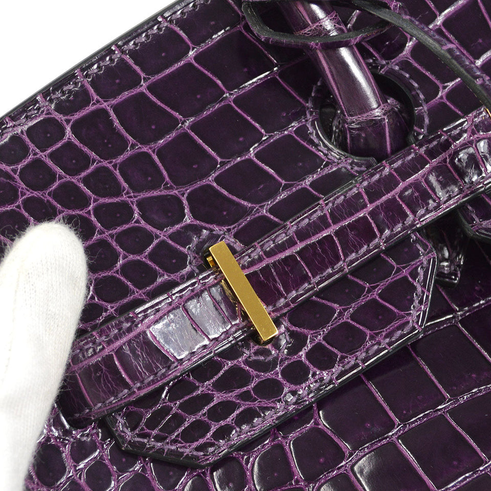 Hermes * 2013 Birkin 35 Amethyst
