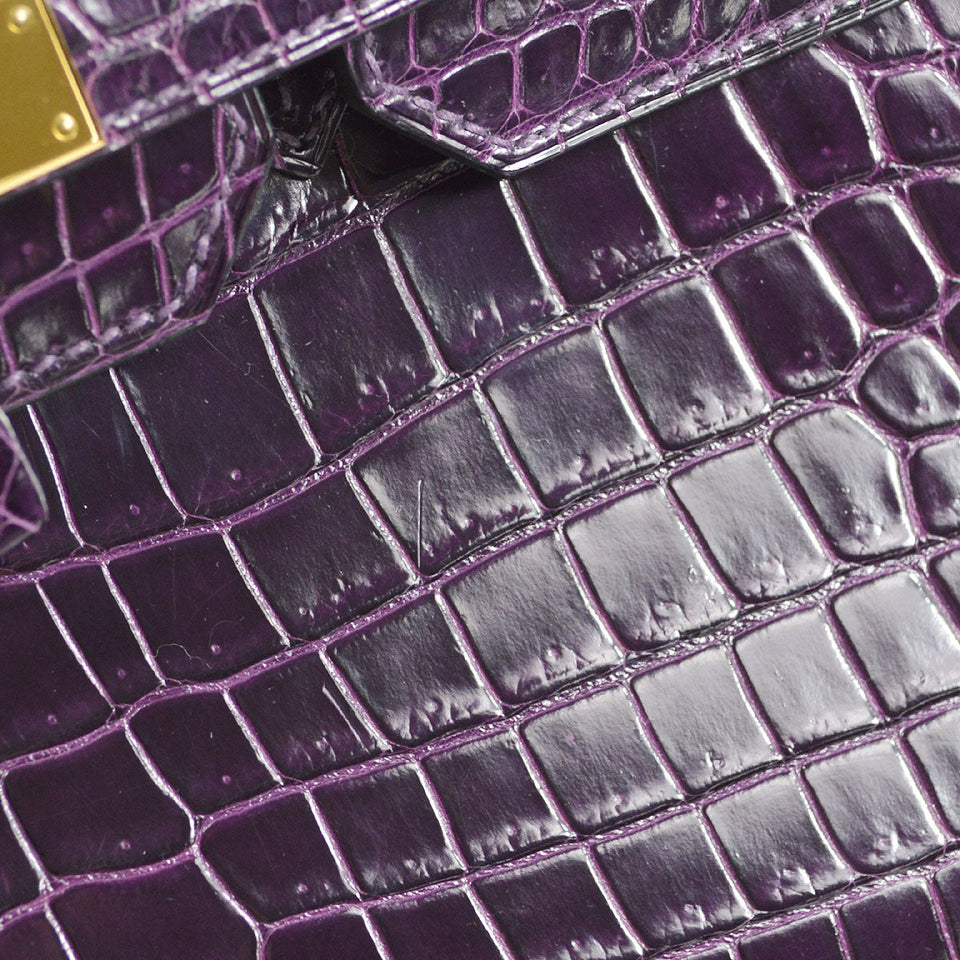 Hermes * 2013 Birkin 35 Amethyst