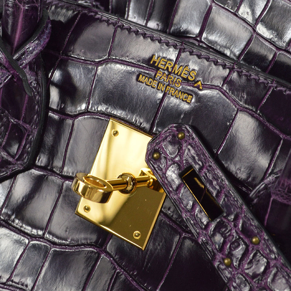 Hermes * 2013 Birkin 35 Amethyst