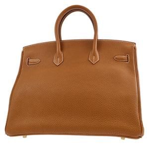 Hermes 2008 Birkin 35 Gold Clemence