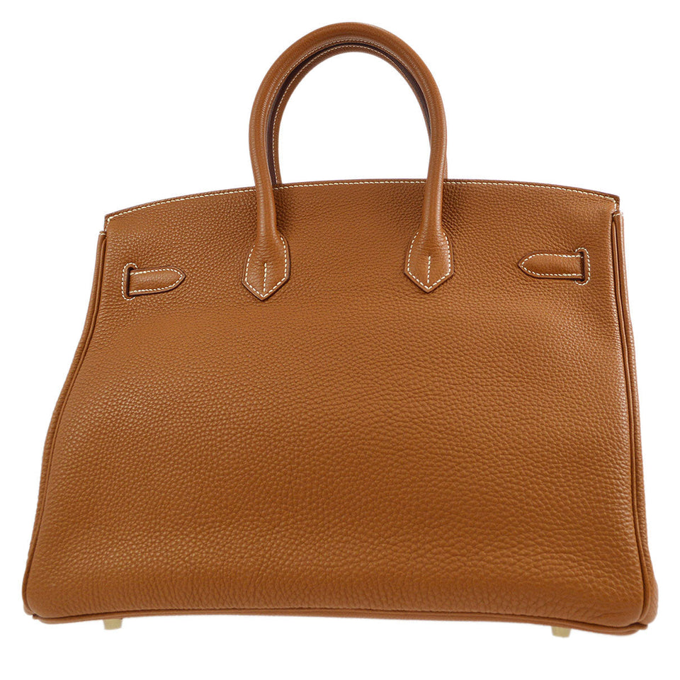 Hermes 2008 Birkin 35 Gold Clemence