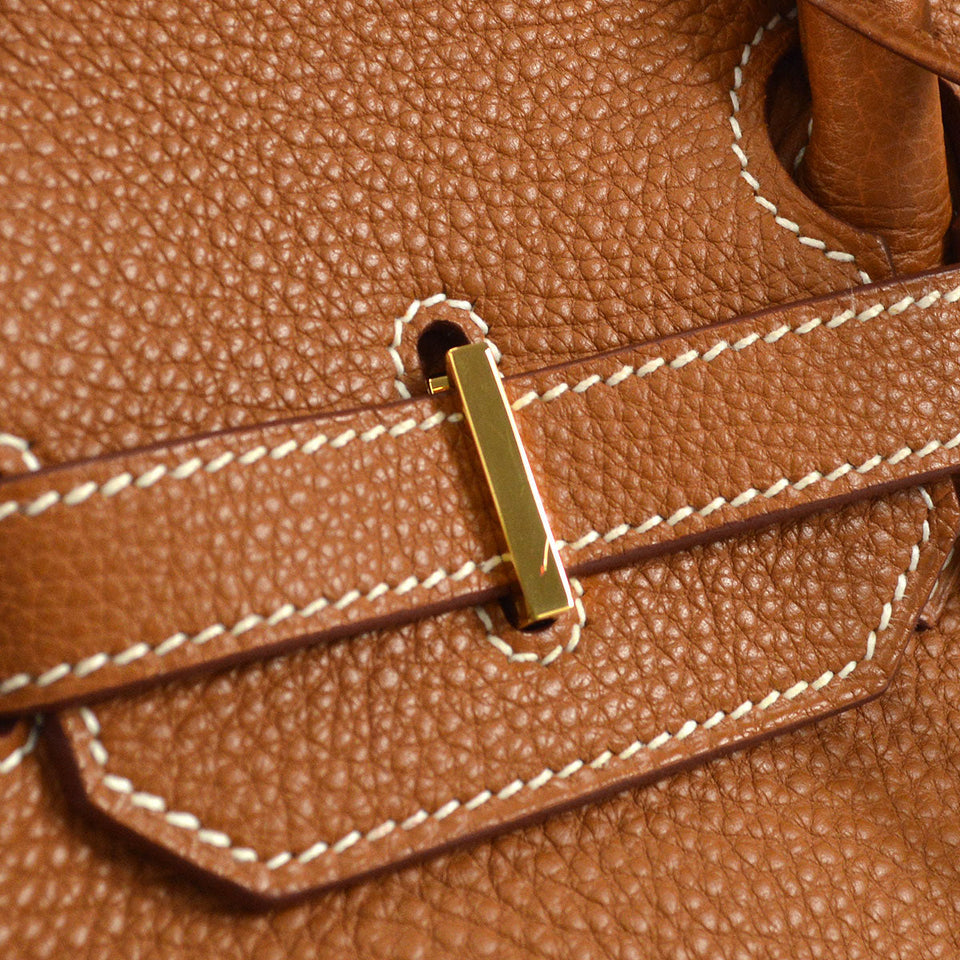 Hermes 2008 Birkin 35 Gold Clemence