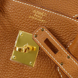 Hermes 2008 Birkin 35 Gold Clemence