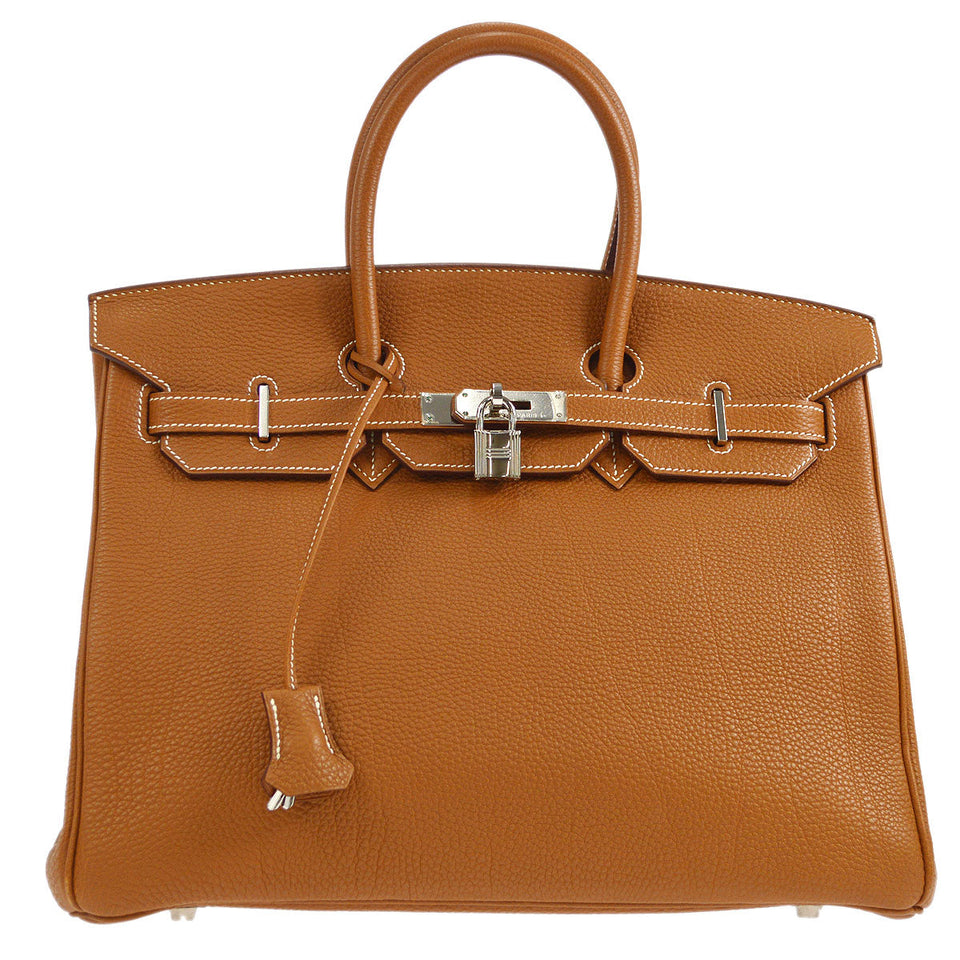 Hermes 2003 Birkin 35 Gold Togo