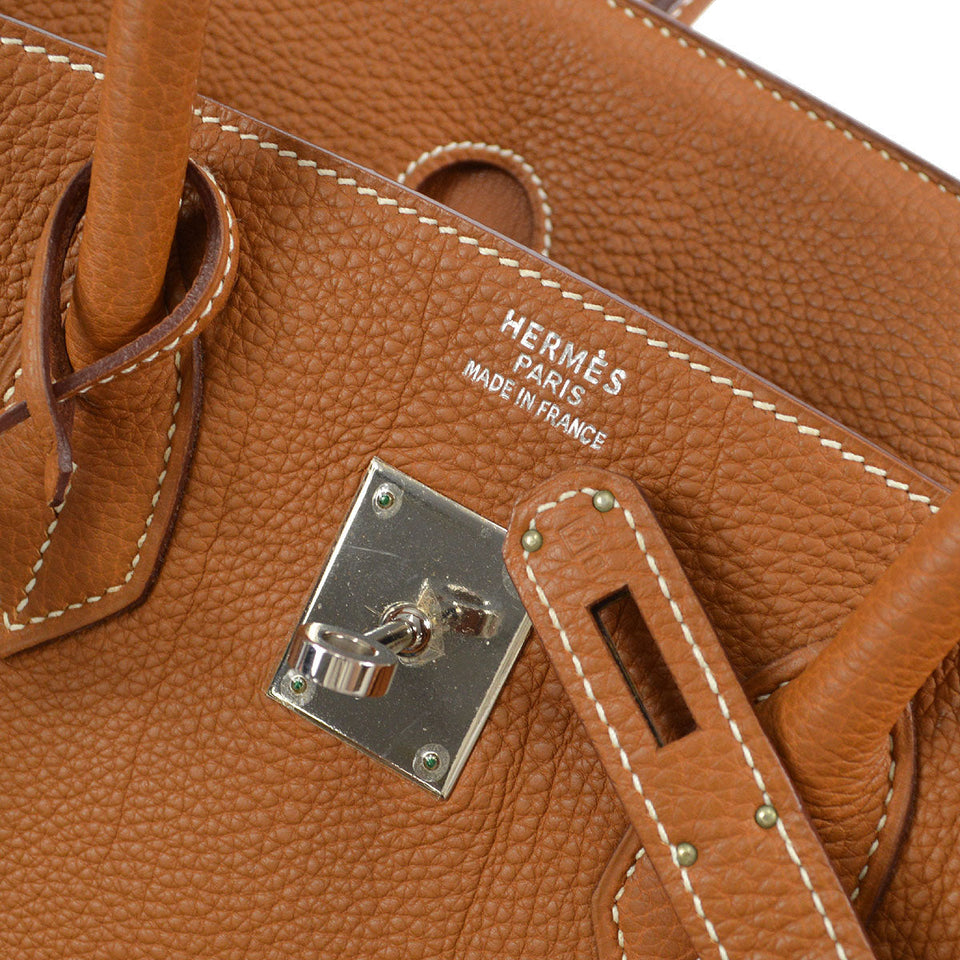 Hermes 2003 Birkin 35 Gold Togo