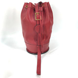 Hermes Shoulder Bag Courchevel Red Shoulder bag, Drawstring bag Standy