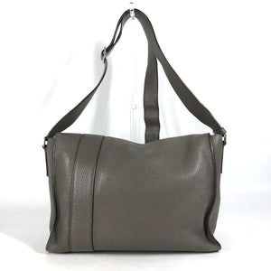 Hermes Shoulder Bag Taurillon Clemence gray Crossbody bag Sac Alfred 35