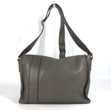 Hermes Shoulder Bag Taurillon Clemence gray Crossbody bag Sac Alfred 35