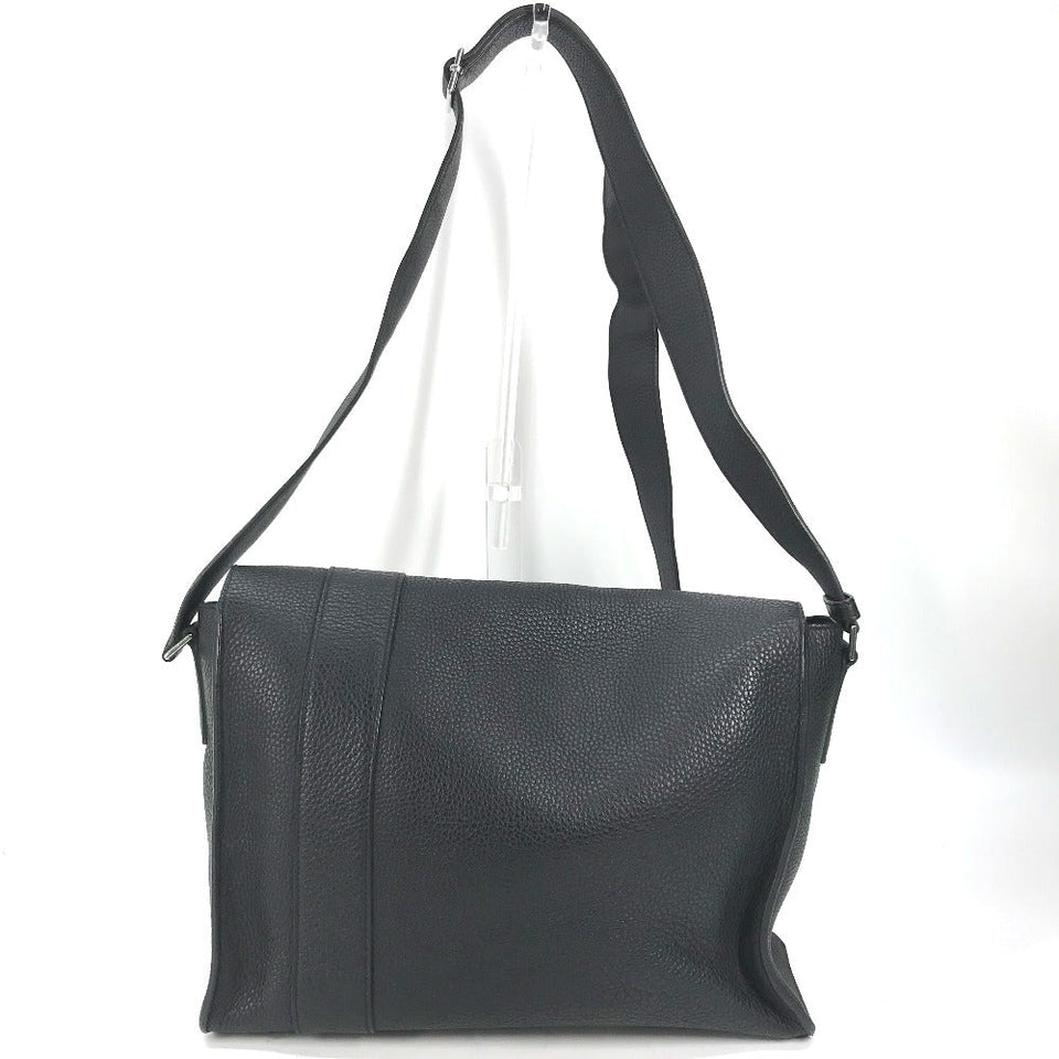 Hermes Shoulder Bag Taurillon Clemence black Crossbody bag Sac Alfred 35