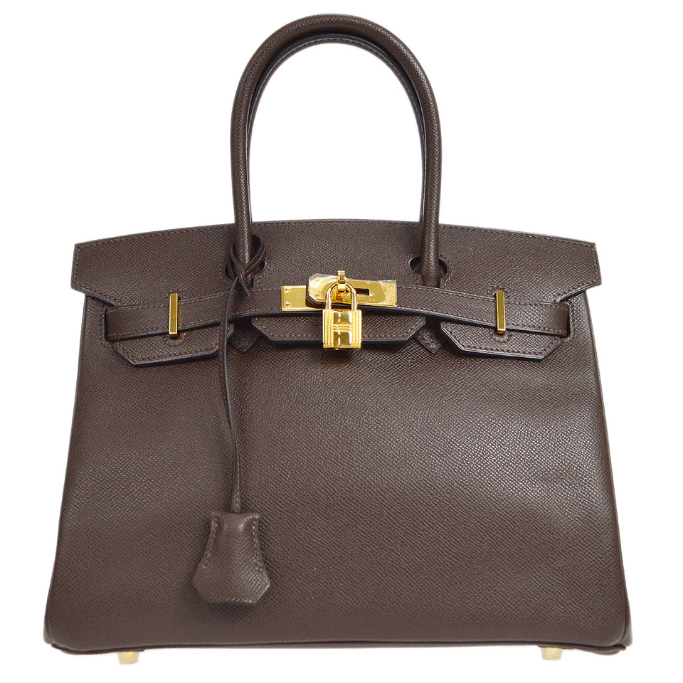 Hermes 2008 BIRKIN 30 Chocolat Epsom