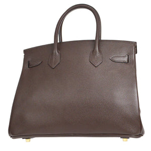 Hermes 2008 BIRKIN 30 Chocolat Epsom