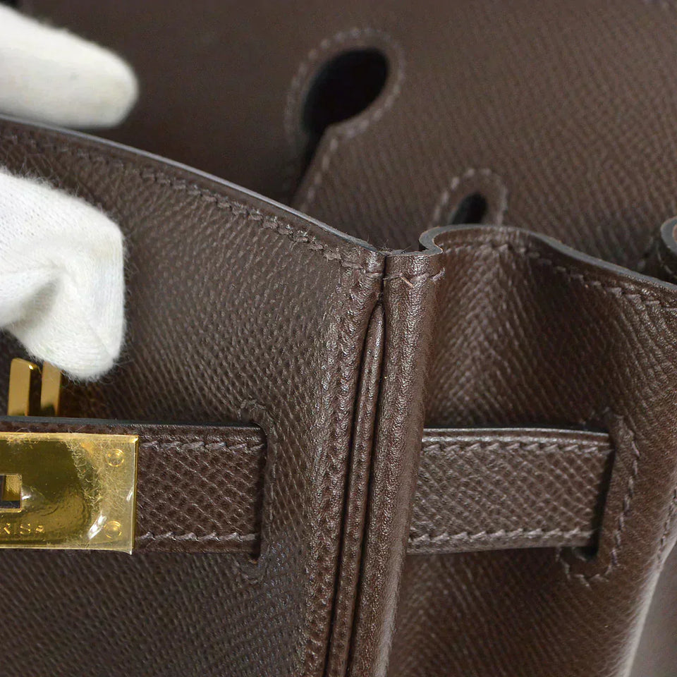 Hermes 2008 BIRKIN 30 Chocolat Epsom