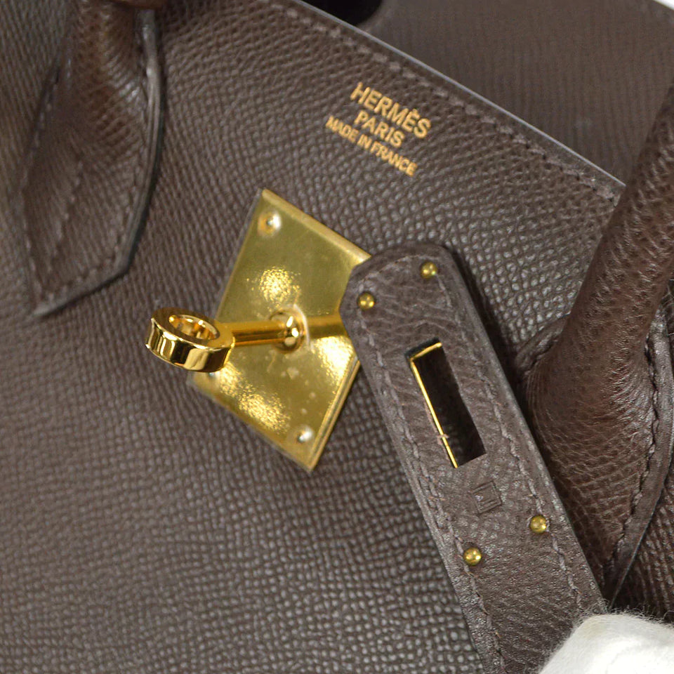 Hermes 2008 BIRKIN 30 Chocolat Epsom