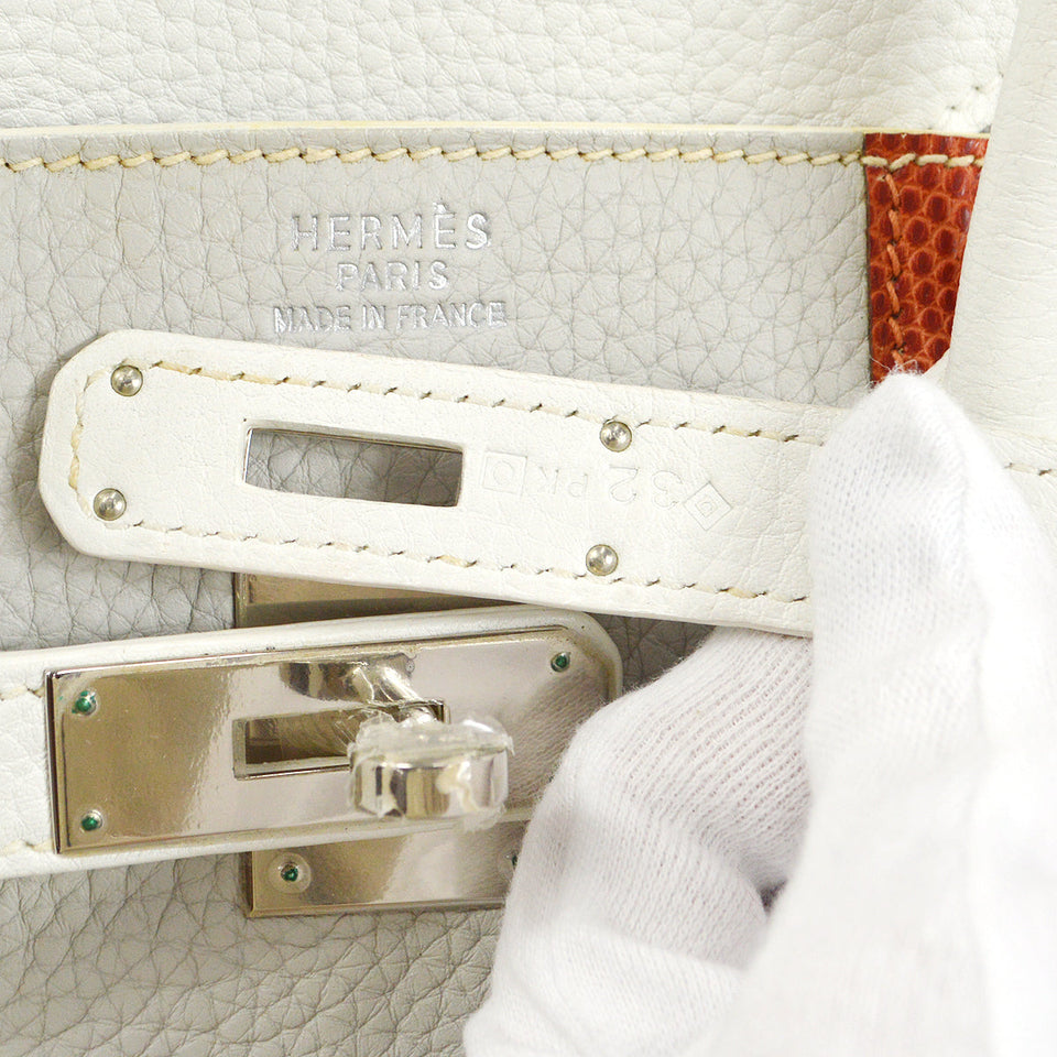Hermes * 2011 BIRKIN FLAG 35 Taurillon Clemence