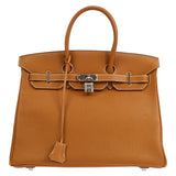 Hermes 2008 BIRKIN 35 Gold Togo