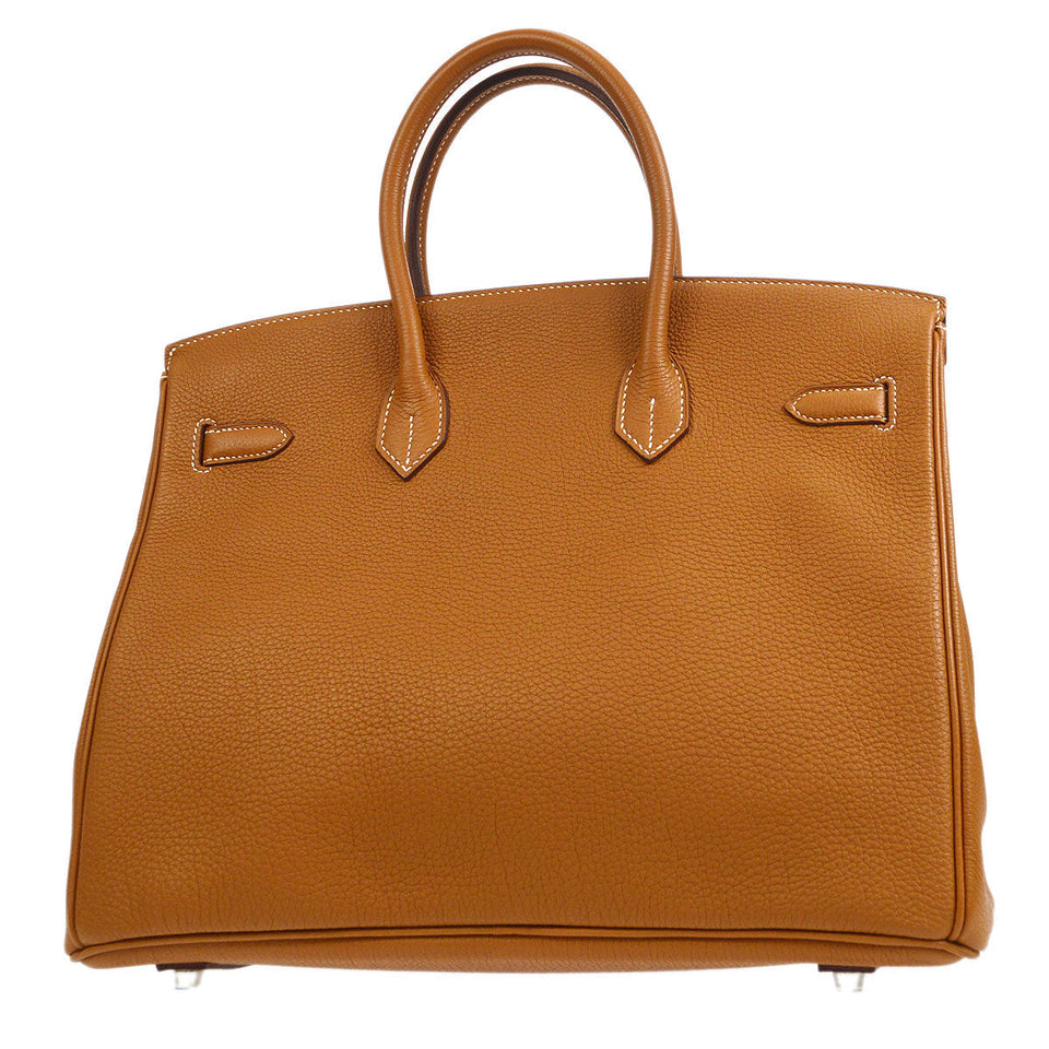 Hermes 2008 BIRKIN 35 Gold Togo