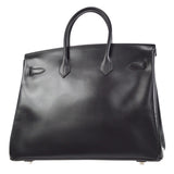 Hermes 1998 BIRKIN 35 Black Box Calf
