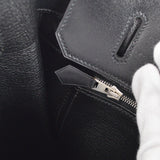 Hermes 1998 BIRKIN 35 Black Box Calf
