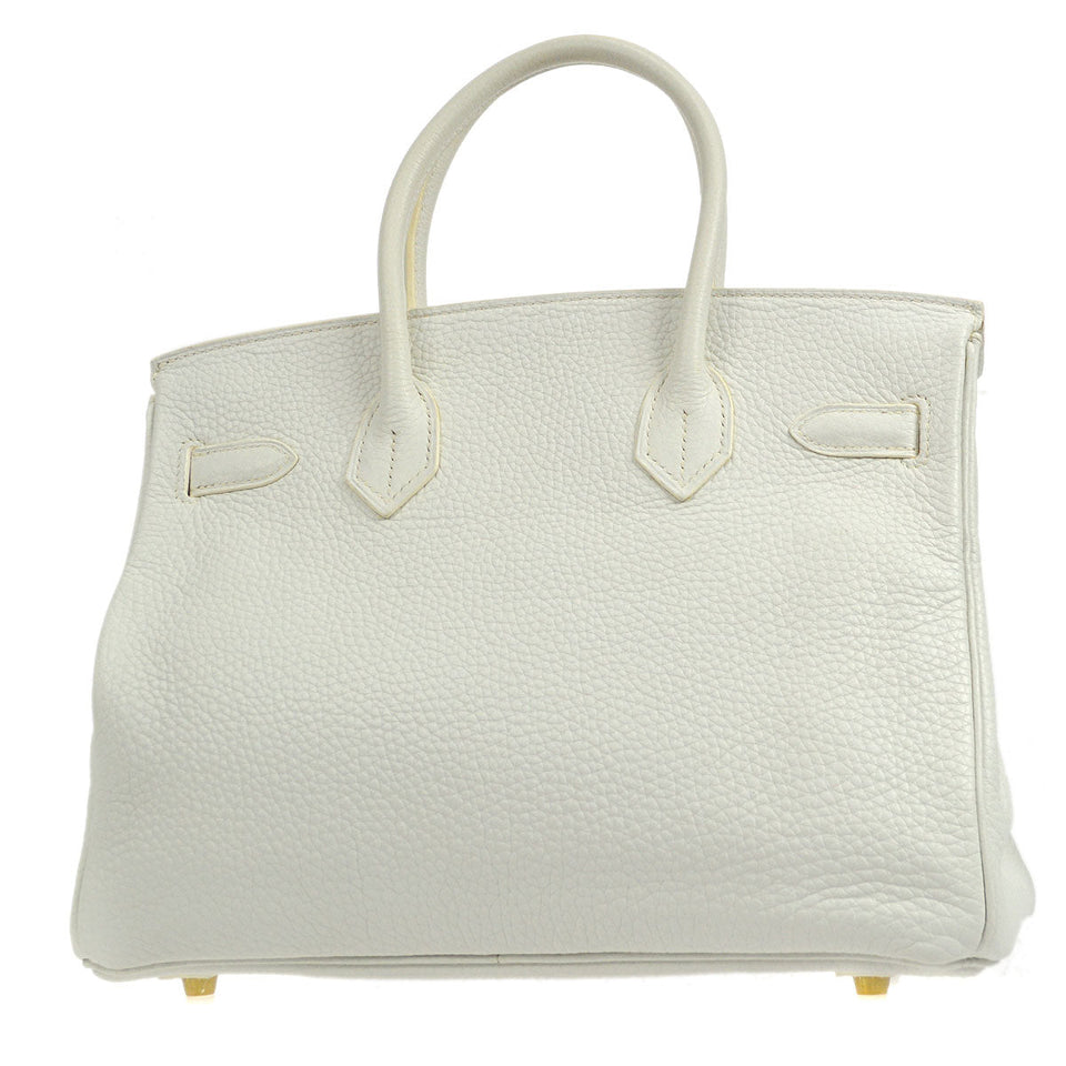 Hermes 2007 BIRKIN 30 White Clemence