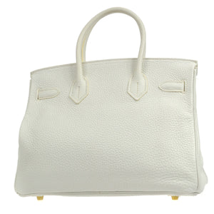 Hermes 2007 BIRKIN 30 White Clemence