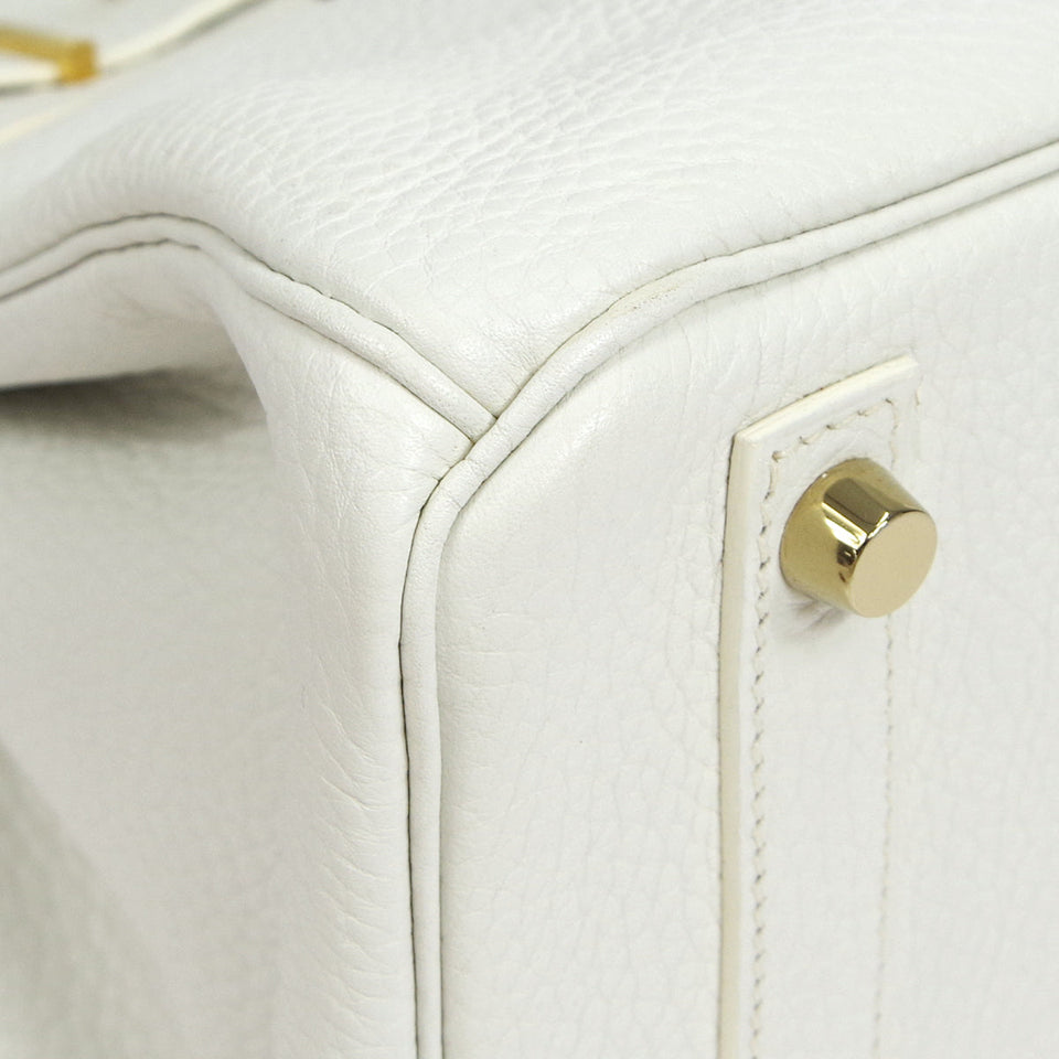 Hermes 2007 BIRKIN 30 White Clemence