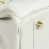 Hermes 2007 BIRKIN 30 White Clemence