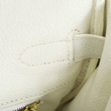 Hermes 2007 BIRKIN 30 White Clemence