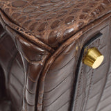Hermes * 2002 BIRKIN 30 Havane Matt Niloticus