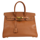 Hermes 1999 BIRKIN 35 Gold Courchevel